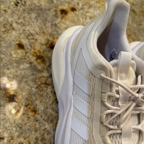 Adidas Cloudfoam Bounce White Athletic Shoes size 11 1/2 - Picture 6 of 7